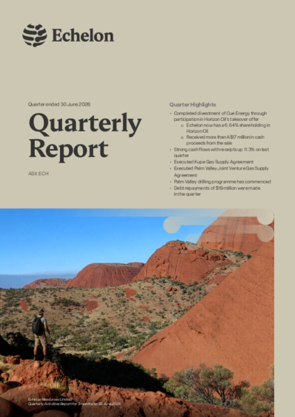 ECH Quarterly Activities Report 31 July 2006